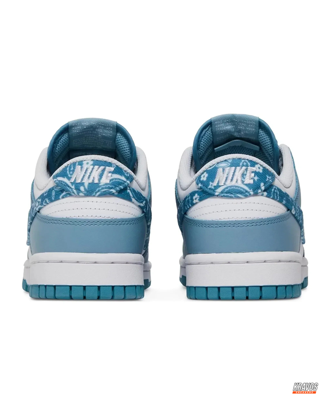 NK Leather Paisley Panelled Court Trainer