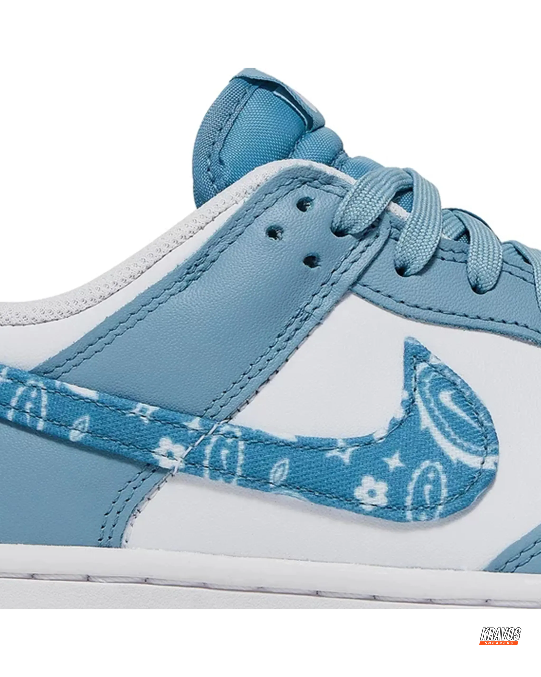 NK Leather Paisley Panelled Court Trainer