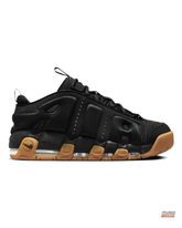 NK Leather Panelled Basketball Trainer Black Gum #blackgum