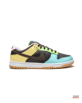 NK Leather Panelled Colour-Block Trainer Black Multicolor #blackmulticolor