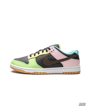 NK Leather Panelled Colour-Block Trainer