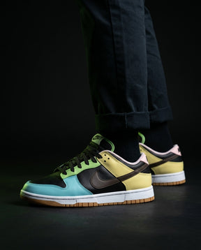 NK Leather Panelled Colour-Block Trainer