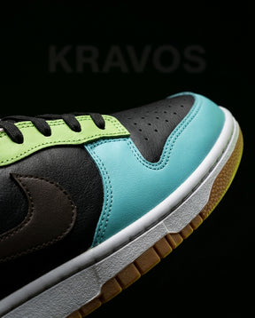 NK Leather Panelled Colour-Block Trainer