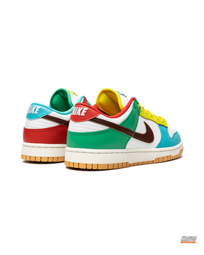 NK Leather Panelled Colour-Block Trainer