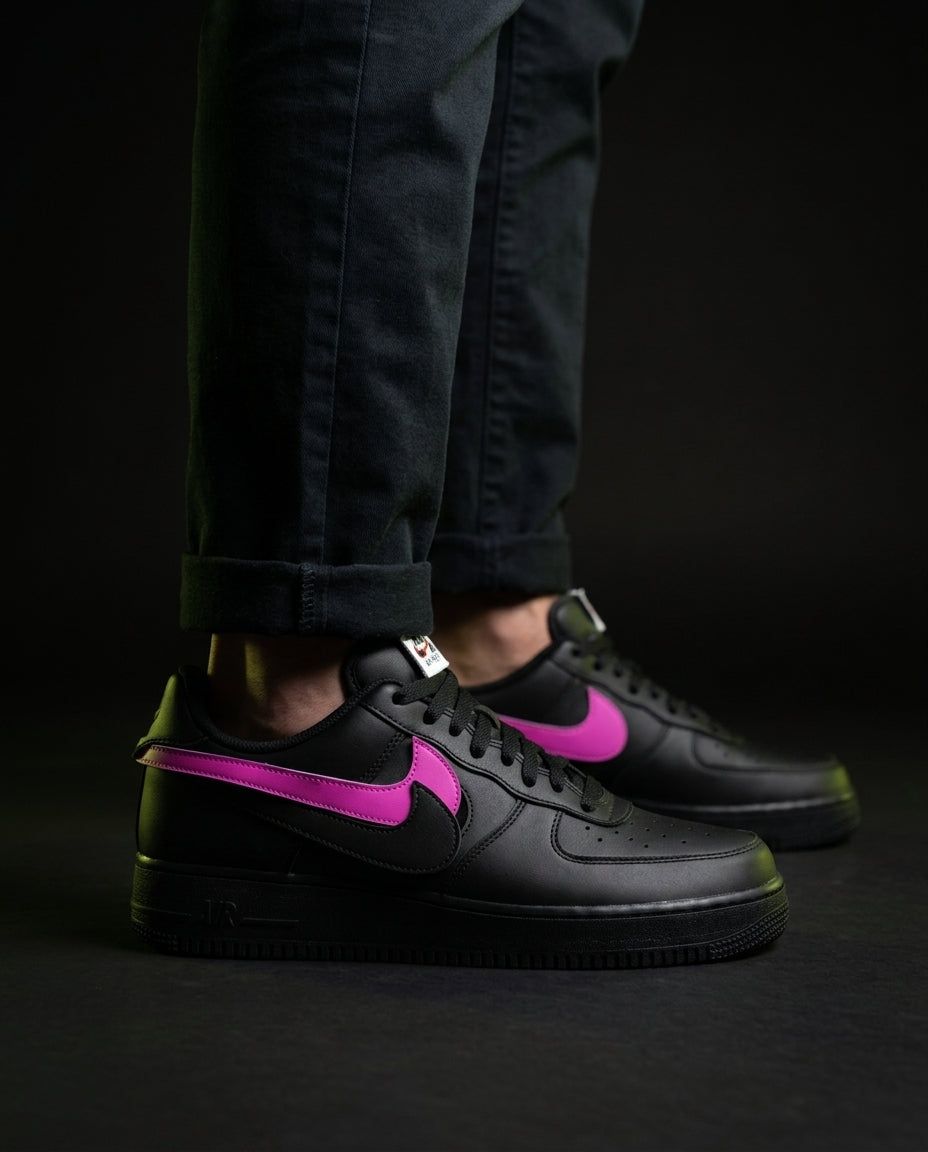 NK Leather Panelled Court Trainer