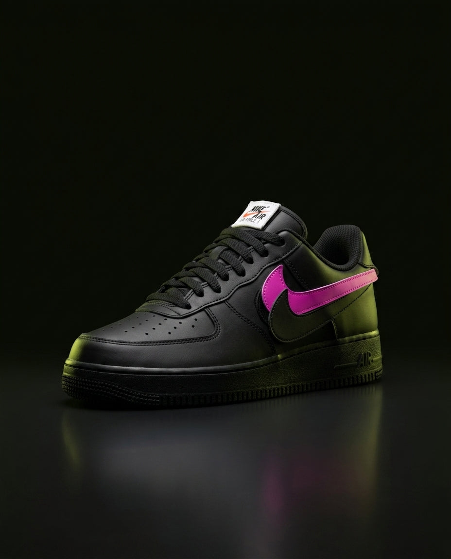 NK Leather Panelled Court Trainer
