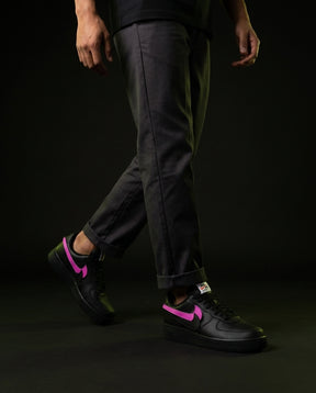 NK Leather Panelled Court Trainer