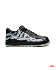 NK Leather Panelled Court Trainer Black Skeleton White #blackskeletonwhite