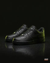 NK Leather Panelled Court Trainer Triple Black
