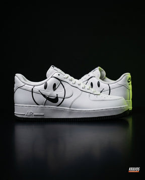 NK Leather Panelled Court Trainer White Black