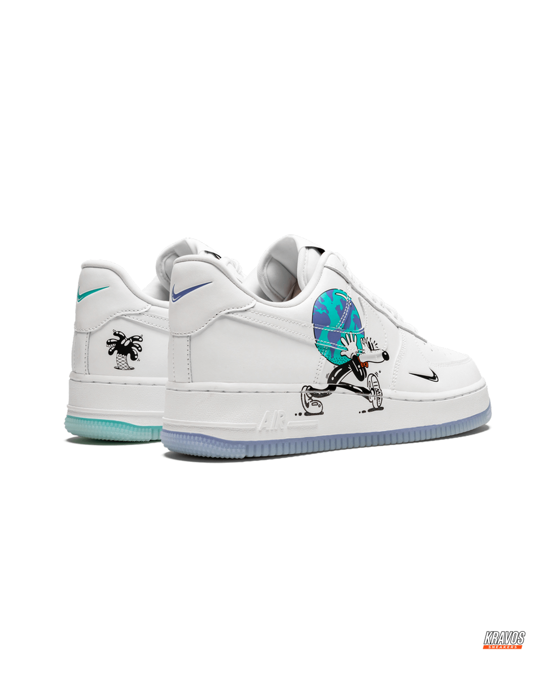 NK Leather Panelled Court Trainer