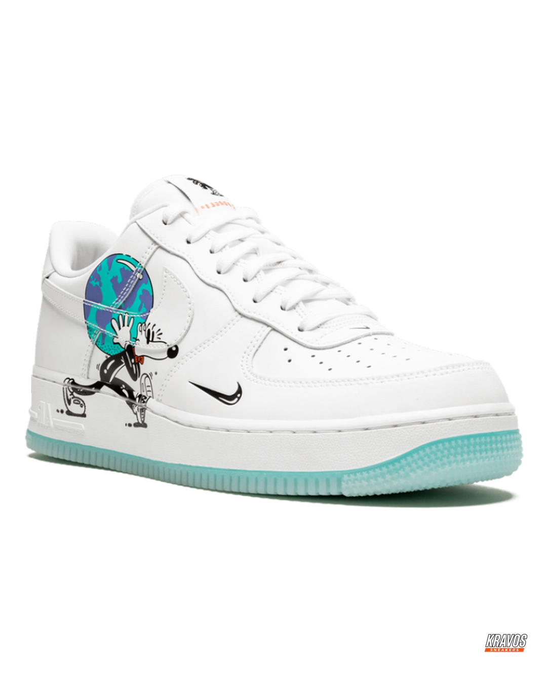 NK Leather Panelled Court Trainer