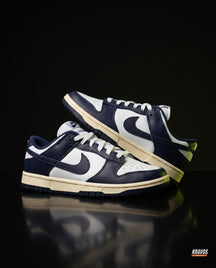 NK Leather Panelled Low Court Trainer Mixed 4 Navy White