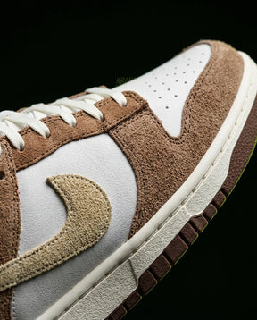 NK Leather Panelled Low Court Trainer Mixed 2 White Brown Tan