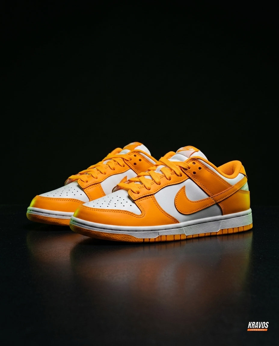 NK Leather Panelled Low Court Trainer Mixed 2 White Gold