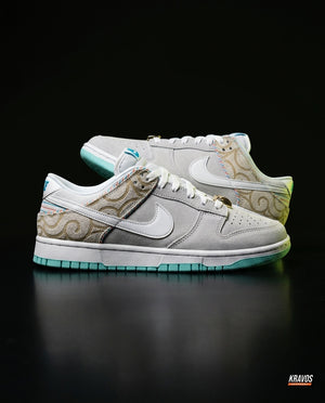 White Grey Mint