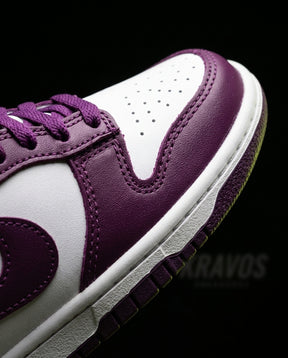 NK Leather Panelled Low Court Trainer Mixed 4 White Purple