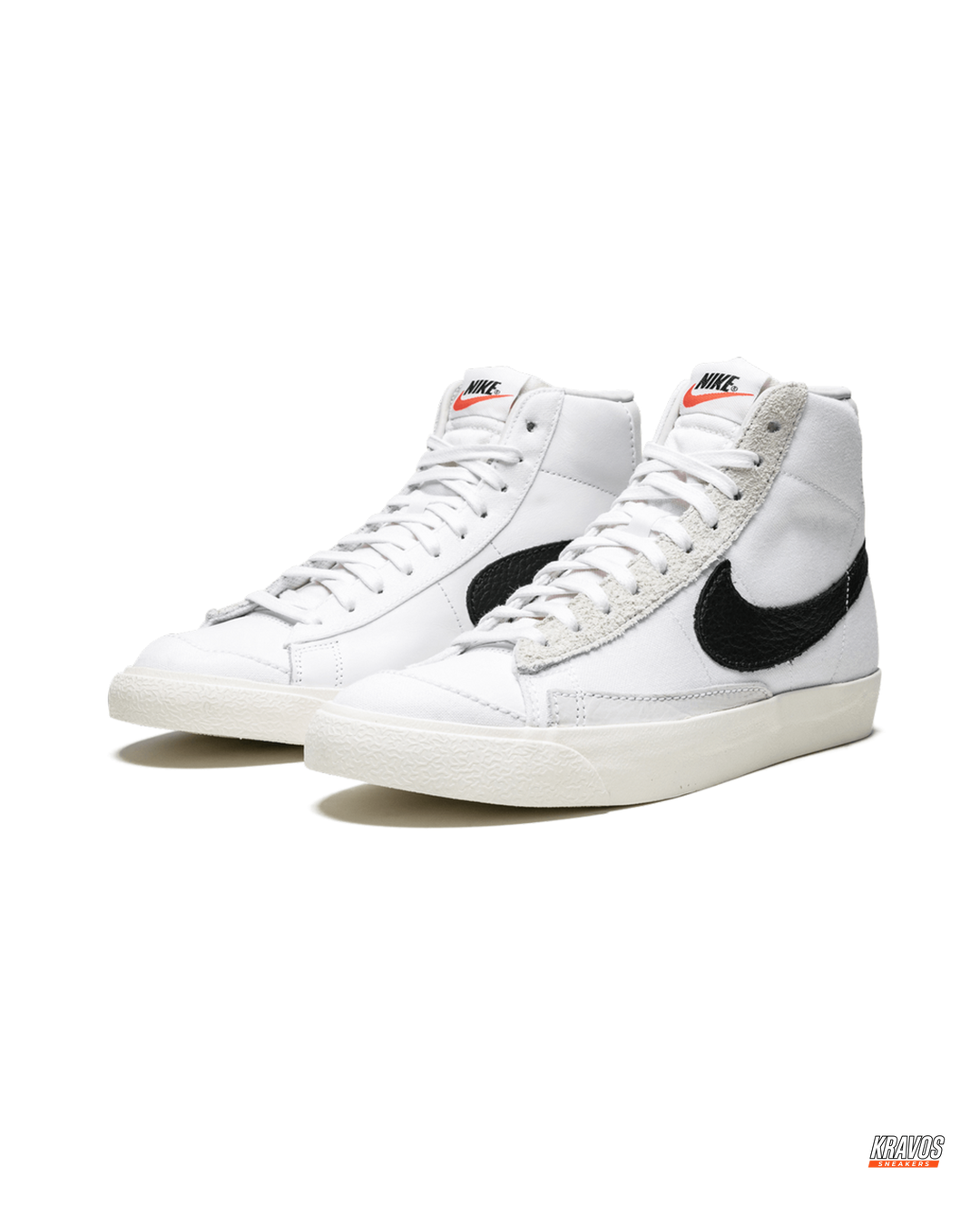 NK Leather Panelled Mid Trainer