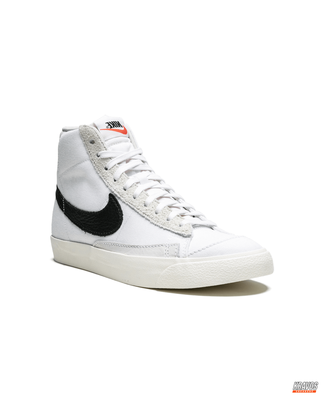 NK Leather Panelled Mid Trainer