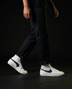 NK Leather Panelled Mid Trainer