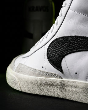 NK Leather Panelled Mid Trainer
