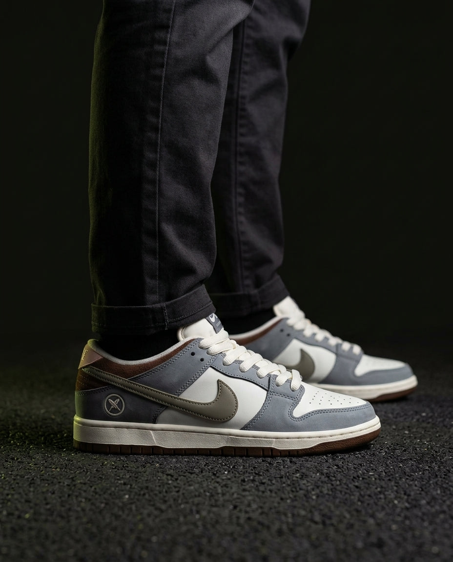 NK Leather Panelled Skate Low