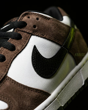 NK Leather Panelled Skate Trainer Mixed 2 Brown White Black