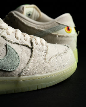 NK Leather Panelled Skate Trainer Mixed 2 Off White Mint