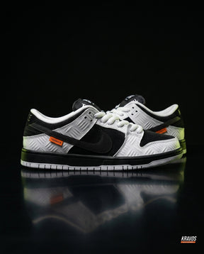 NK Leather Panelled Skate Trainer Mixed 1 White Black