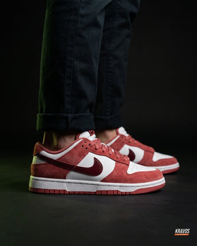 NK Leather Panelled Skate Trainer Mixed 1 White Red