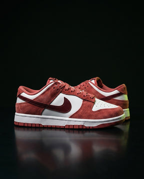 NK Leather Panelled Skate Trainer Mixed 1 White Red