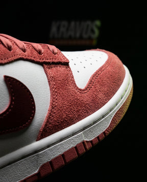 NK Leather Panelled Skate Trainer Mixed 1 White Red