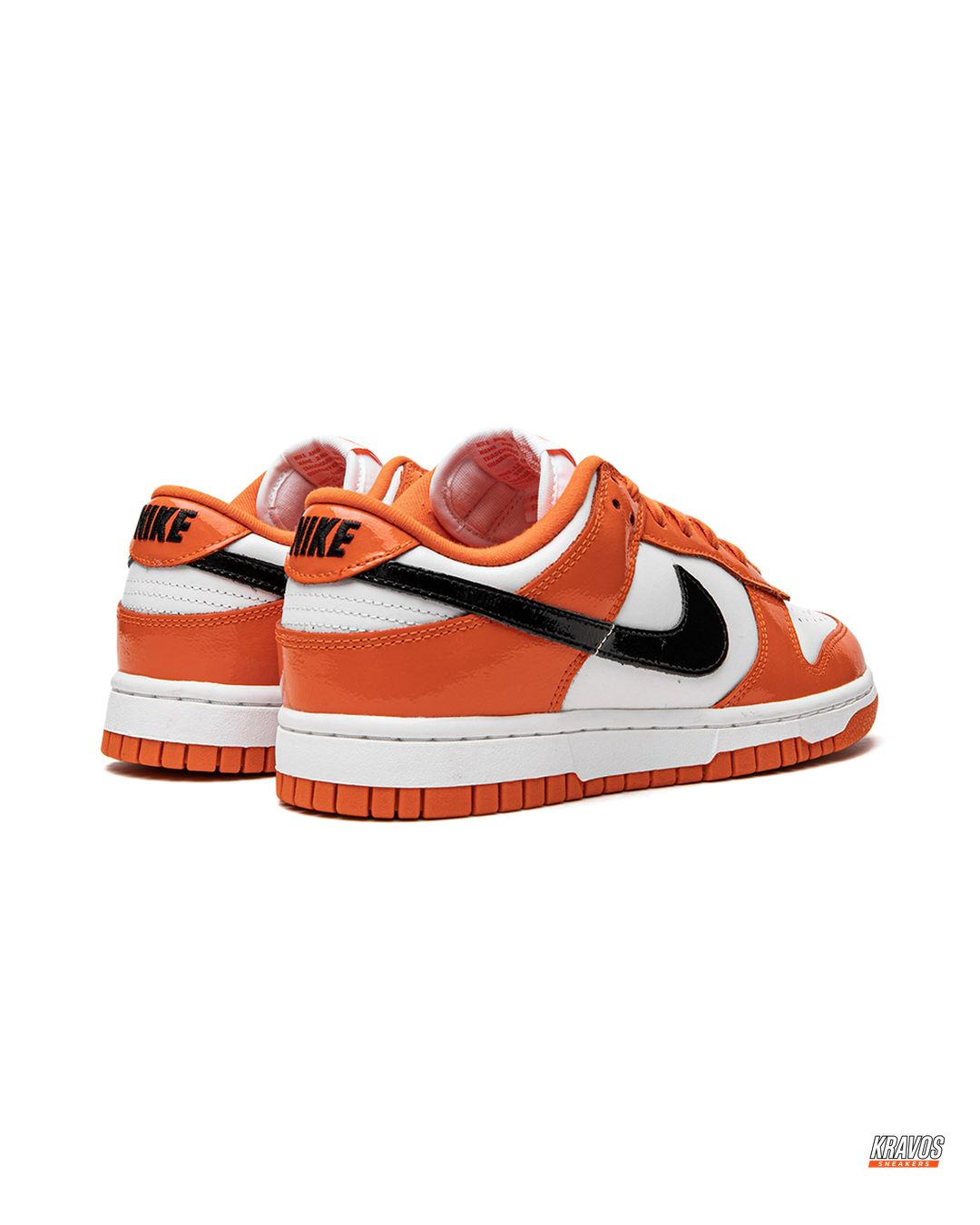 NK Leather Patent Panelled Court Trainer