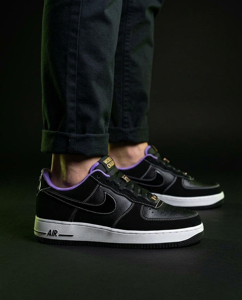 NK Leather Patent-Swoosh Court Trainer