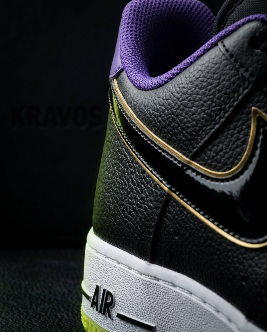 NK Leather Patent-Swoosh Court Trainer