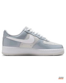 NK Leather Perforated-Toe Cupsole Trainer Wolf Grey White #wolfgreywhite