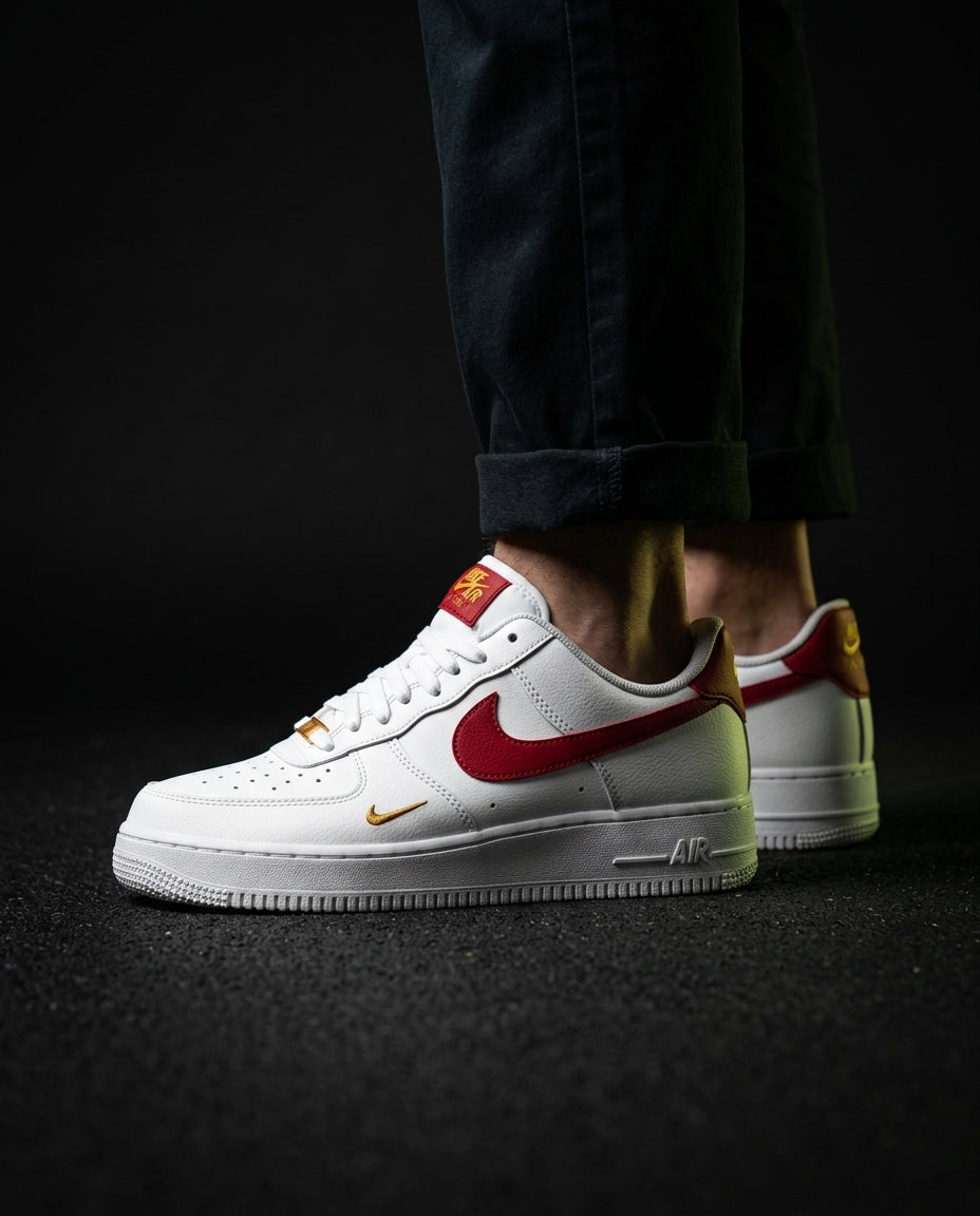 NK Leather Perforated-Toe Low Trainer