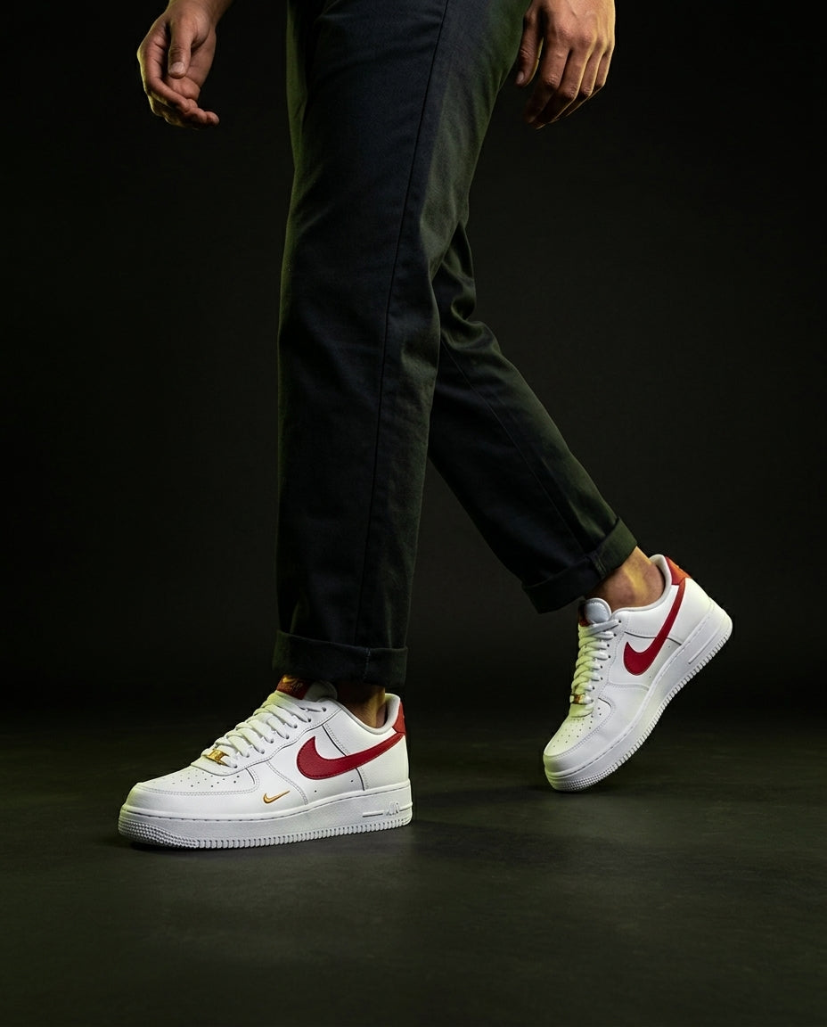 NK Leather Perforated-Toe Low Trainer