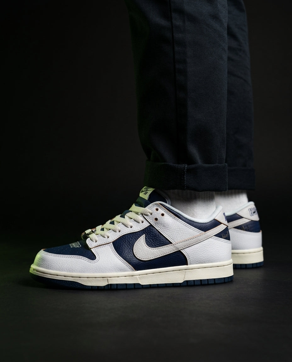 NK Leather Perforated-Toe Skate Trainer