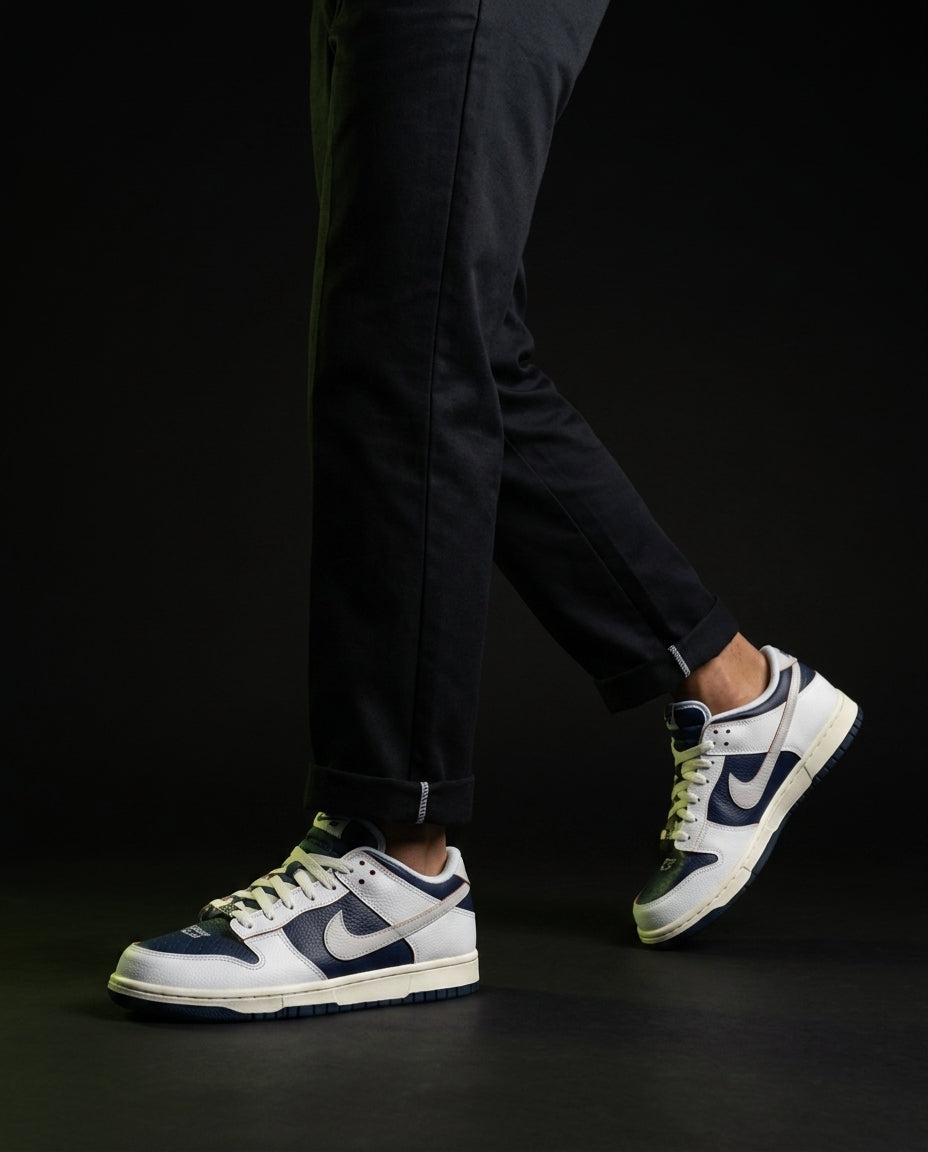 NK Leather Perforated-Toe Skate Trainer