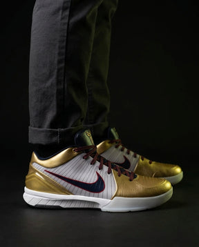 NK Leather Pinstriped Low Basketball Trainer