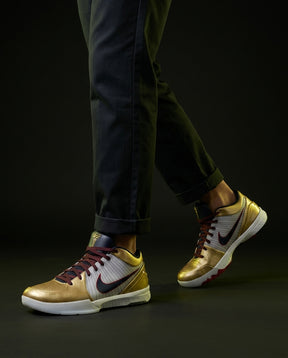 NK Leather Pinstriped Low Basketball Trainer