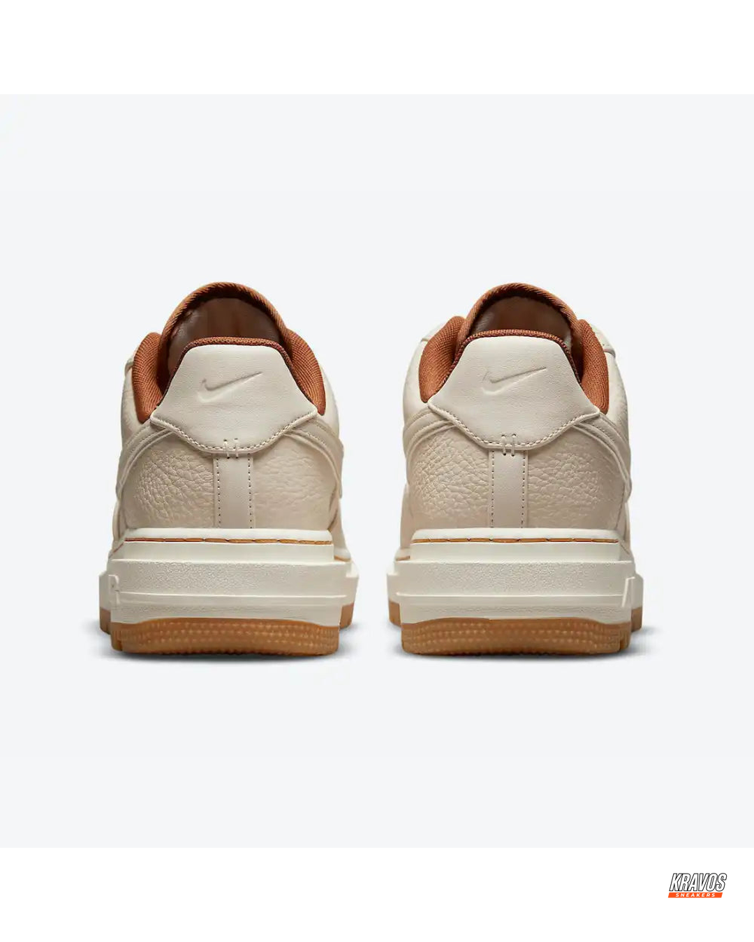 NK Leather Platform Gum-Sole Trainer