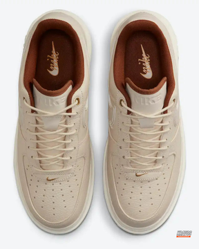 NK Leather Platform Gum-Sole Trainer