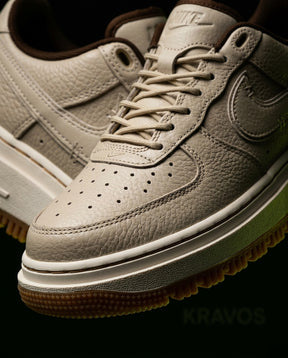 NK Leather Platform Gum-Sole Trainer