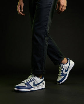 NK Leather Ribbed-Sole Basketball Trainer