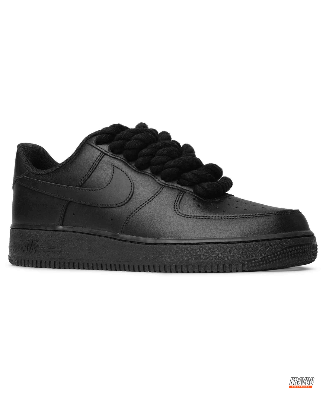 NK Leather Rope-Lace Court Trainer