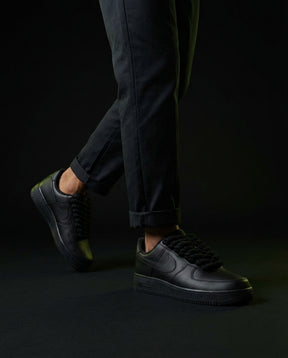 NK Leather Rope-Lace Court Trainer