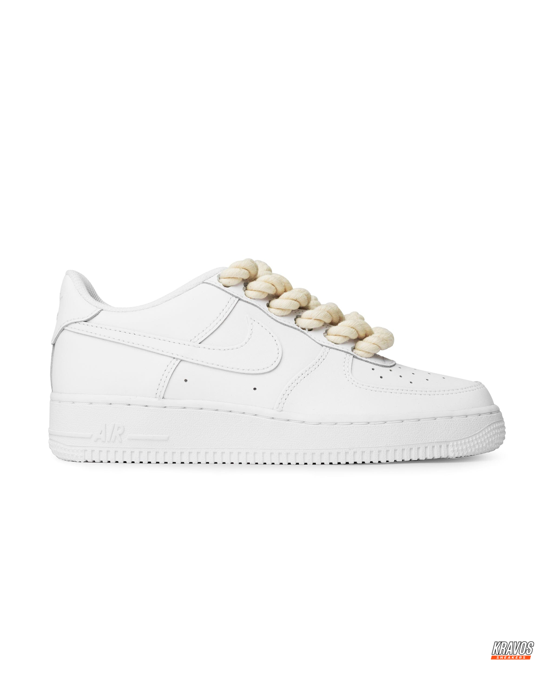 NK Leather Rope-Lace Court Trainer