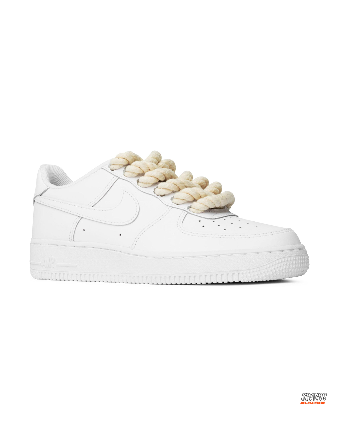 NK Leather Rope-Lace Court Trainer